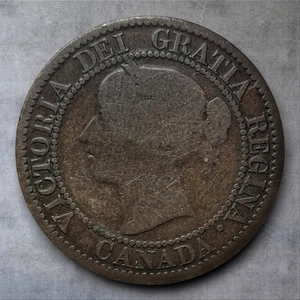 1859 π¨π¦ Canada Victoria Large Cent | Narrow 9 | Free Shipping! - Picture 1 of 2