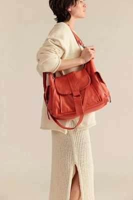 We The Free Leigh Distressed Tote – Boho Chic Shoulder Bag - Image 1 of 4