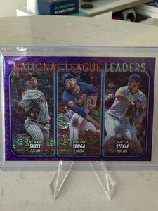 2024 Topps #212 National League Leaders Purple Speckle Holofoil #’d/799 ⭐️ - Picture 1 of 2