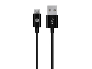 USB-A to Micro B Cable - 10 Feet - Black, 2.4A, 22/30AWG - Select Series - Picture 1 of 6