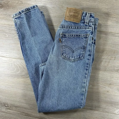 VINTAGE Levis Jeans 12 Boys Youth Size Blue Denim Orange Tab Light MADE IN USA** - Image 1 of 4