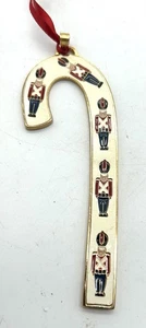 Vintage 1994 Wallace Silversmiths Gold Plated Christmas Ornament Candy Cane - Picture 1 of 6