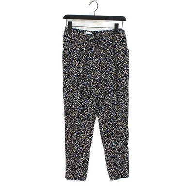 M&Co Women's Trousers UK 10 Black 100% Viscose Straight Cropped - Image 1 of 4