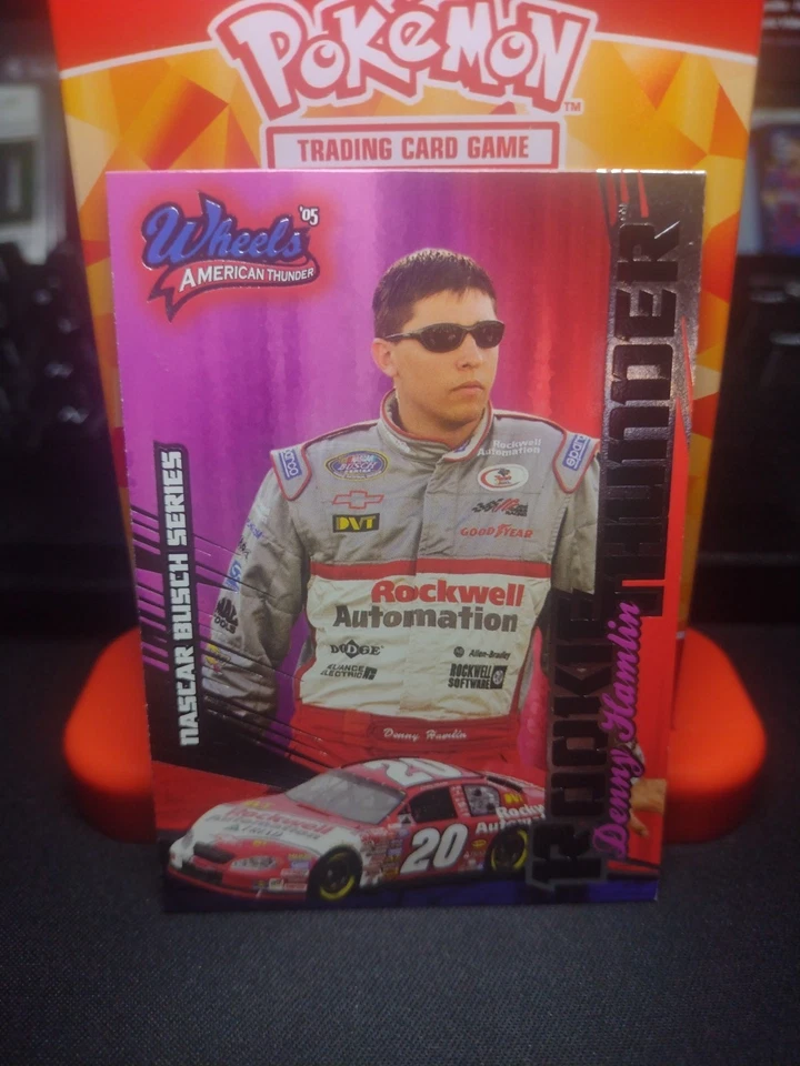 2005 Wheels American Thunder Denny Hamlin #89 Rookie RC SAMPLE NM/M - Image 1 of 2
