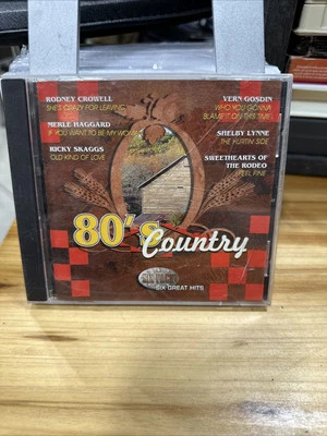 80's Country - Various Artists 1997 (Audio CD) KRB Records 741914-82062-8 - Image 1 of 2