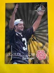 67987 1997 Pinnacle Inscriptions Artist's Proofs #14 Jeff George RAIDERS - Picture 1 of 3