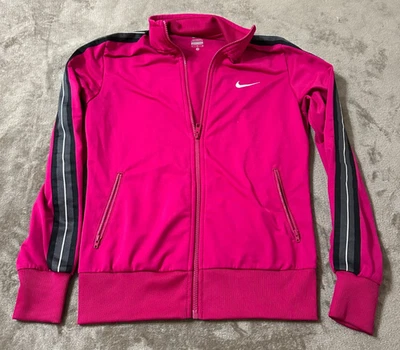 NIKE Women Full Zip Golf/Tennis Jacket Magenta Size M 613658-670 - Image 1 of 4