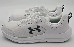 UA Charged Assert 10 White / Black NWB Mens Shoes Size 10 - Picture 1 of 6