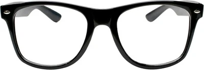 Kangaroo Black Fake Glasses - Classic Hipster Frames - Retro Clear...  - Image 1 of 4