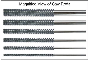 GeetarGizmos NUT SLOTTING FILE SET - 6-saitige Gitarre - gezahnter Edelstahl - Bild 1 von 4