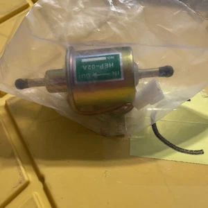 Universal Electric Fuel Pump 4-7 PSI 12V Low Pressure Gas Diesel Inline HEP-02A - Bild 1 von 4