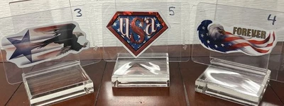 Lote de 12 pegatinas vintage de máquina expendedora Y2k American Eagle EE. UU. Forever 🇺🇸 Foto 1 de 4