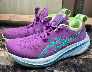 Asics Gel Nimbus 26 Lite Show Illuminate púrpura para mujer talla 11 1012B649 - Imagen 1 de 10