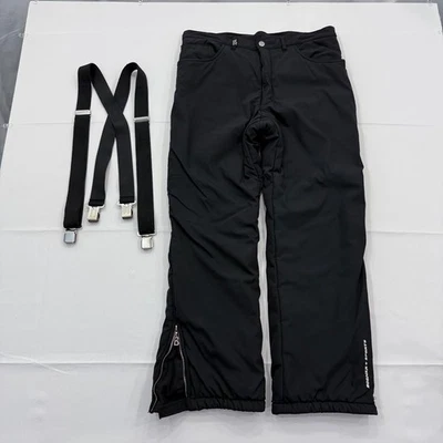Pantalones aislantes Bogner Sports esquí snowboard para mujer 34x29 negros con tirantes Foto 1 de 4