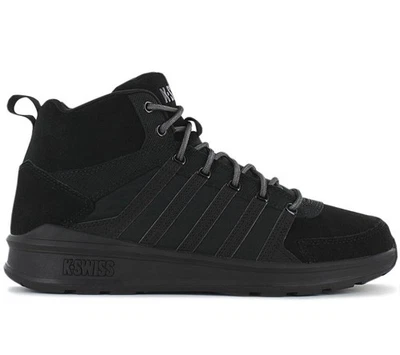 K-Swiss Vista Trainer mid Wnt Hombre Zapatos de Invierno Sneaker Cuero Braun - Imagen 1 de 4