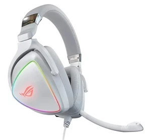 Auriculares para juegos ASUS ROG Delta White Edition RGB Quad-Dac, con cable, micrófono desmontable - Imagen 1 de 10