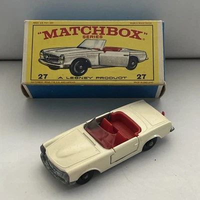 Matchbox Series 27 Mercedes Benz 230 SL 1/75 Vintage  - Immagine 1 di 4