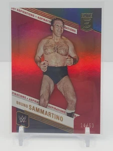 BRUNO SAMMARTINO 2023 DONRUSS ELITE WWE RED ASPIRATIONS PARALLEL! #14/53! - Bild 1 von 2