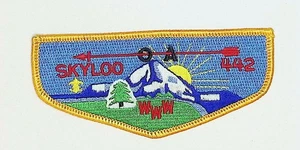 Skyloo Lodge 442 Columbia Pacific Council OR Flap YEL Bdr (PK1360) - Bild 1 von 2