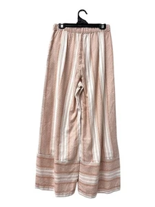 Tigerlily New Womens Wide Leg Pant Nougat Stripe AU12 - Picture 1 of 3