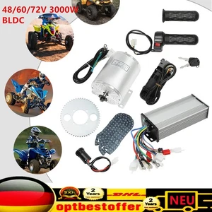 48/60/72 V 3000 W BLDC Juego de motor eléctrico motor de corriente continua sin escobillas NUEVO - Imagen 1 de 20