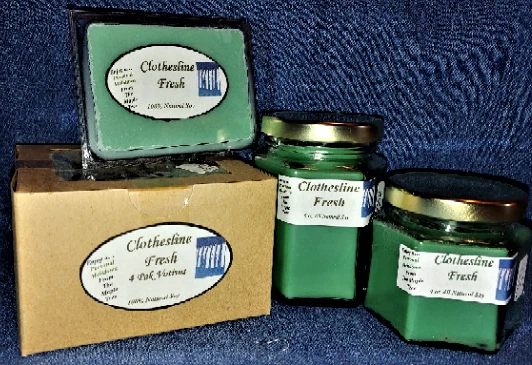 **NEW** Hand Poured Fresh Scents Soy Candles Tarts & Votives - Clothesline Fresh - Image 1 of 1