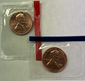Centavos conmemorativos Lincoln 1991 P&D en violonchelo como nuevo de conjunto como nuevo - Imagen 1 de 2