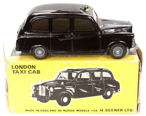 Vintage Budgie London Taxi Cab Diecast w/ Box Ex. Condition H Seener England - Picture 1 of 17