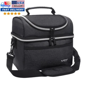 Insulated Lunch Bag for Men Women Kids, Lunch Box Tote for Back to School, Work - Picture 1 of 9