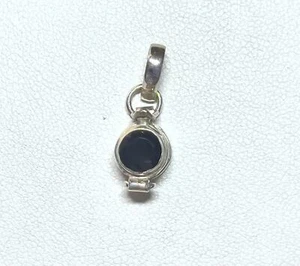 Poison - Black Onyx 925 Sterling Silver Pendant Jewelry JY2275 - Picture 1 of 1
