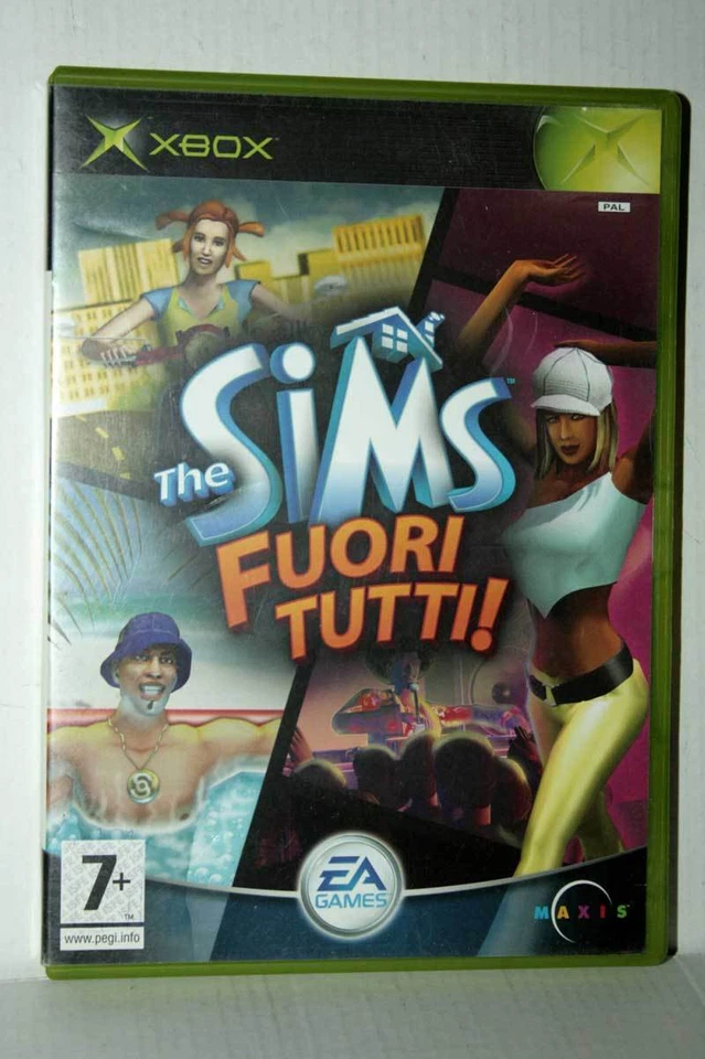 THE SIMS FUORI TUTTI GIOCO USATO XBOX EDIZIONE ITALIANA PAL CC4 42013 - Immagine 1 di 1