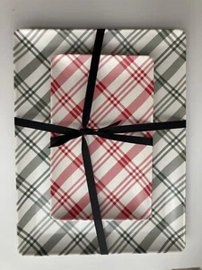 Hearth & Hand Magnolia Casual Plaid -Melamine Serving Tray Set NWOT - Picture 1 of 3
