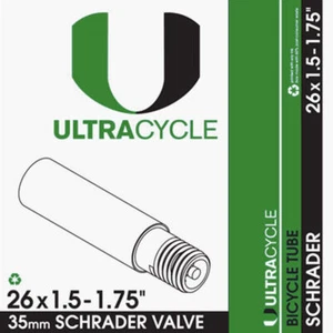 Ultracycle Schrader Valve Tube 26 x 1.50-1.75"/35mm Valve - Picture 1 of 1