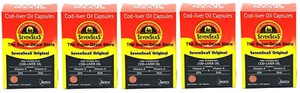 5 x Seven Seas Cod Liver Oil 100 Capsules Health Supplement - LowPrice - Picture 1 of 2