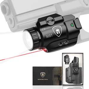 MB1 500 Lumens Weapon Light-Red Laser&LED Combo with Sig P320 M18 Holster RH - Picture 1 of 8