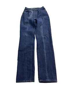 M.R. Lee 11 Long 28x34 junior Womens Made in USA Dark Blue Jeans Great Vintage - Picture 1 of 15