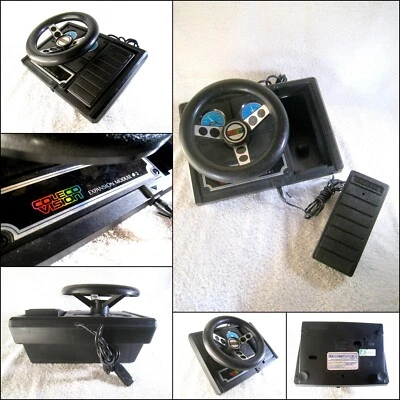 ColecoVision Expansion Module 2 Steering Wheel with Pedal Model 2413 - Image 1 of 4