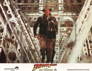INDIANA JONES and the LAST CRUSADE lobby cards - mini UK set of 8 - Picture 1 of 8