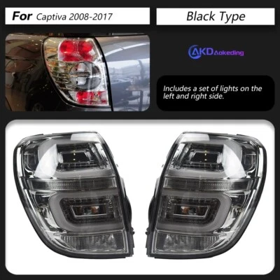 SMOKE LED Rear Tail Light For Chevrolet Captiva 2008 2009 2010 2011-2015 - Imagen 1 de 4