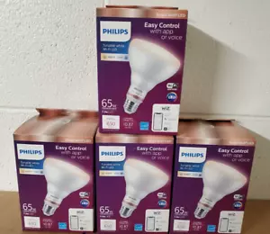 (Lot 4) Philips Smart Wi-Fi LED White Warm Cool Bulb BR30 - 65W 7.2W WiZ - Picture 1 of 6