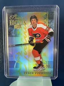 2023-24 UPPER DECK SERIES 1 TYSON FOERSTER SPECIAL EDITION GOLD ROOKIE SP 23/50