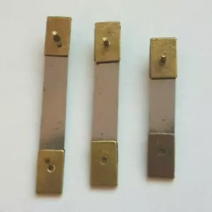 3x Assorted Brass Clock Pendulum Suspension Springs - SU5 - Picture 1 of 1