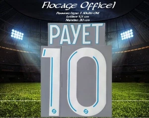 Beflockung Frankreich OM 2020/23 Ligue 1 Away 10 Payet official monblason France - Bild 1 von 4
