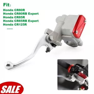 For Honda CR80R CR85R CR125R CR250R Front Brake Master Cylinder/Pump with Lever - Picture 1 of 11