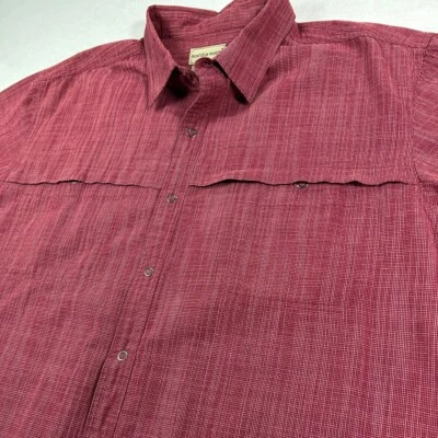 Scandia Woods Men's Shirt 2XL Red Snap Up Pockets Casual Short Sleeve - Image 1 of 4
