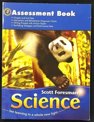 4th Grade - SCIENCE - ASSESSMENT BOOK - TEACHER EDITION (2006, Foresman) - Image 1 of 4