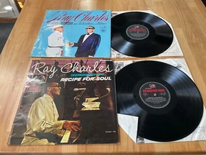 Ray Charles Lps x2 recipe for soul and country & western meets blues vg+ - Picture 1 of 9