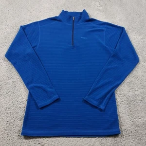 Patagonia Pullover Sweater Girls Size 2XL (16-18) Blue 1/4 Zip Outdoor Fleece - Picture 1 of 9