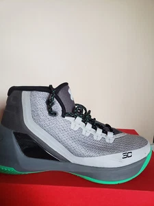 Under Armour Steph Curry 3s Basketball Shoes Men’s Grey Matter Green US7/UK6 - Picture 1 of 9