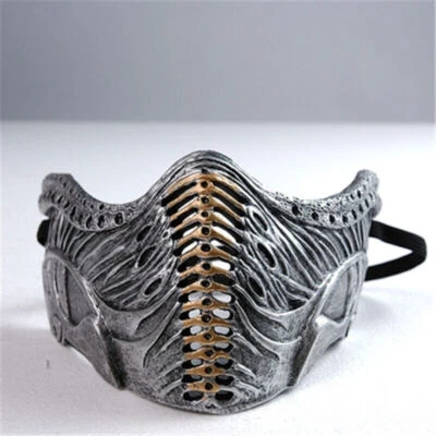 Cos Costume Mortal Kombat 11 Noob Saibot Resin Mask Black Halloween Prop Replica - Image 1 of 3